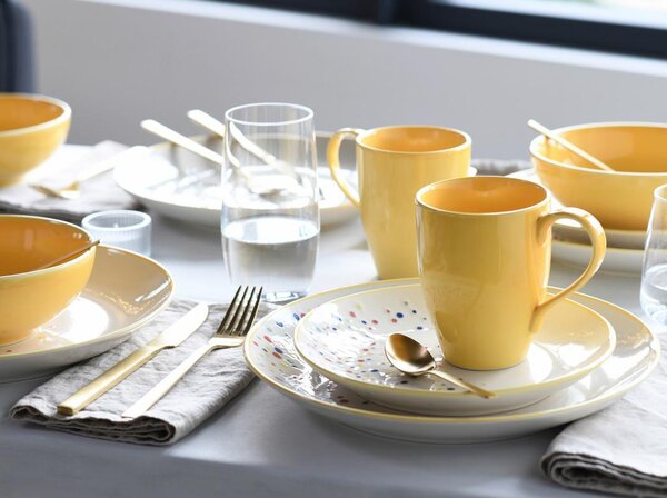 Creatable Kombinirani Servis Joy Yellow, 16-Delni
