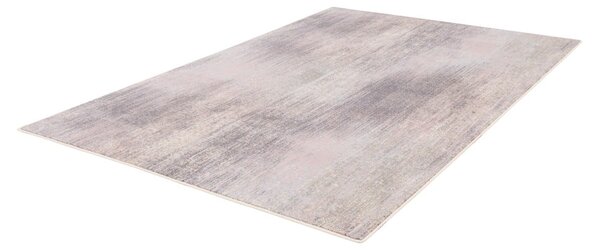 Rožnata/siva volnena preproga 133x180 cm Calvi rose – Agnella