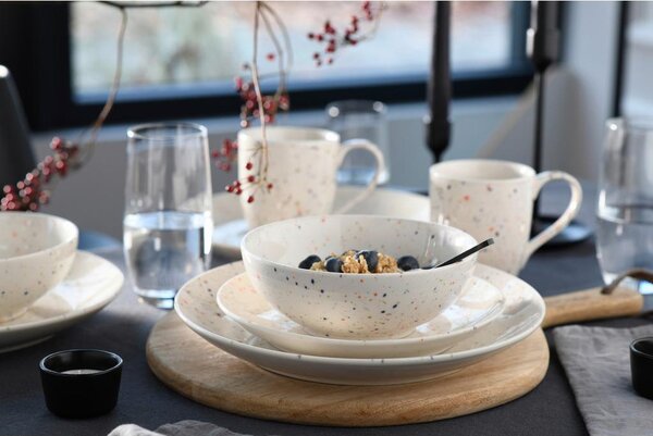Creatable Kombinirani Servis Confetti White, 16-Delni