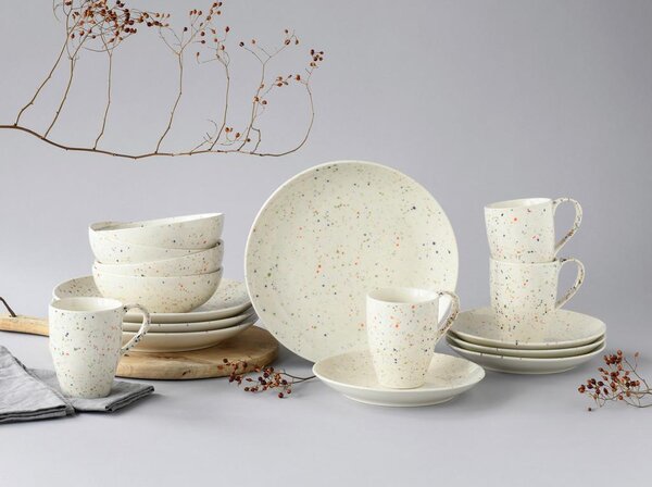 Creatable Kombinirani Servis Confetti White, 16-Delni