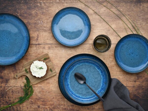 Creatable Jedilni Servis Nordic Fjord Blue, 18-Delni