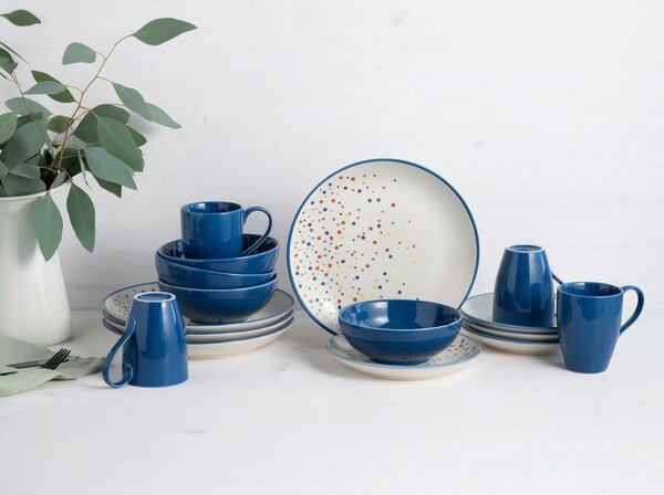 Creatable Kombinirani Servis Joy Blue, 16-Delni