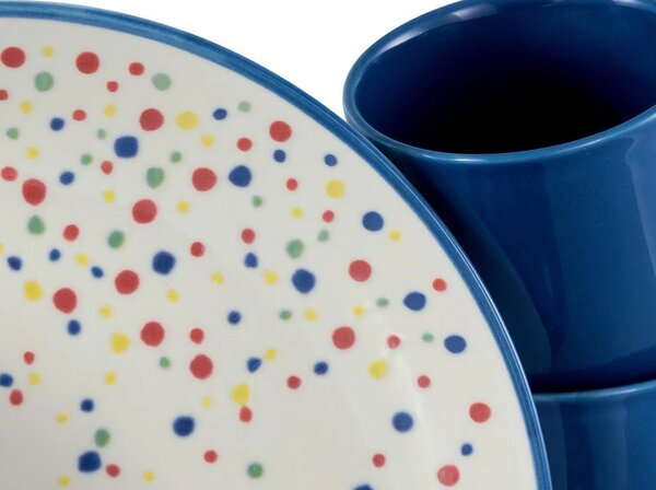 Creatable Kombinirani Servis Joy Blue, 16-Delni