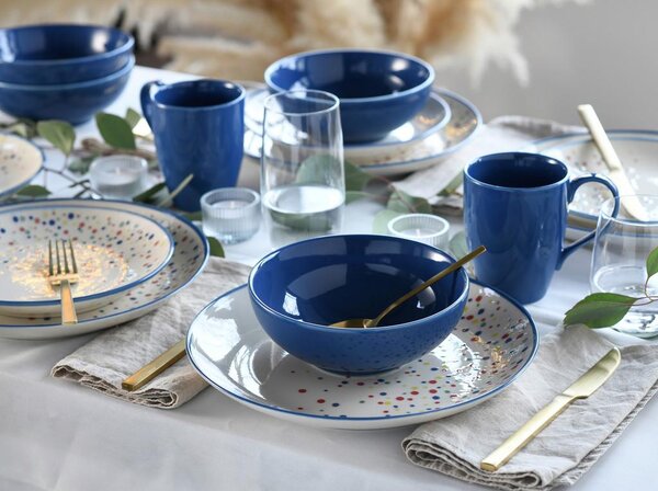 Creatable Kombinirani Servis Joy Blue, 16-Delni