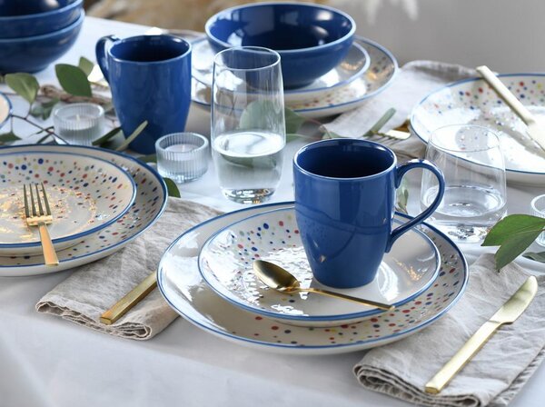 Creatable Kombinirani Servis Joy Blue, 16-Delni