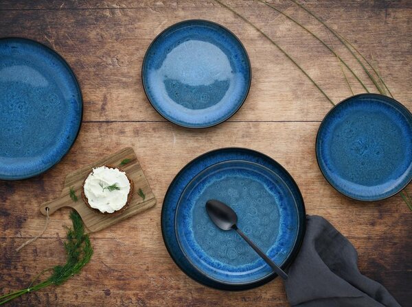 Creatable Jedilni Servis Nordic Fjord Blue, 18-Delni