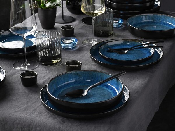 Creatable Jedilni Servis Nordic Fjord Blue, 18-Delni