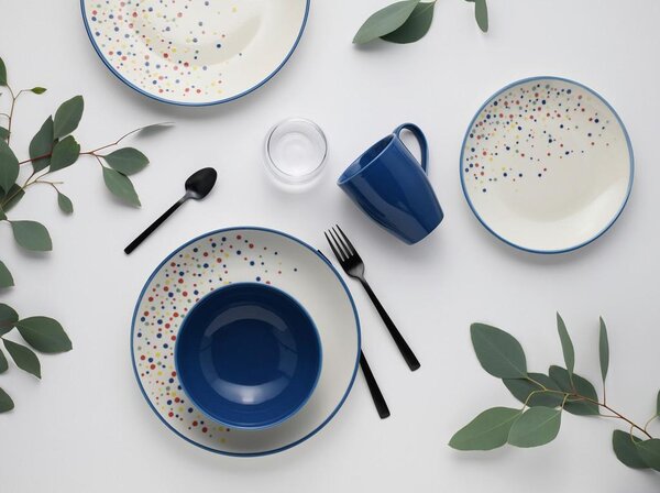 Creatable Kombinirani Servis Joy Blue, 16-Delni