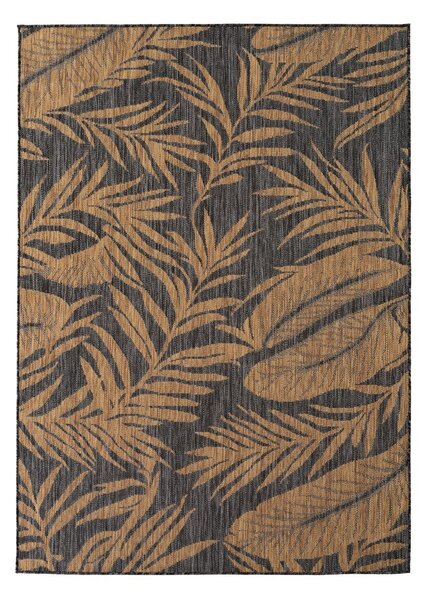 Črna/rjava notranja in zunanja preproga 140x200 cm Mira 1451 – Ayyildiz Carpets