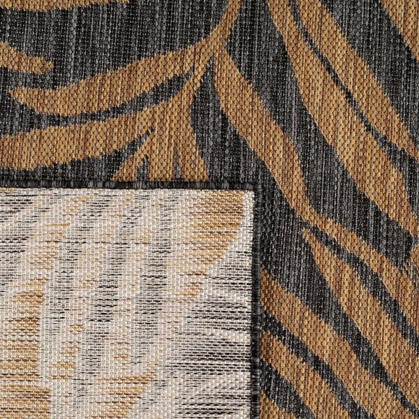Črna/rjava notranja in zunanja preproga 140x200 cm Mira 1451 – Ayyildiz Carpets