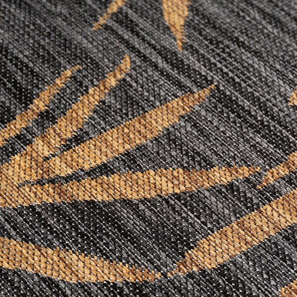 Črna/rjava notranja in zunanja preproga 140x200 cm Mira 1451 – Ayyildiz Carpets