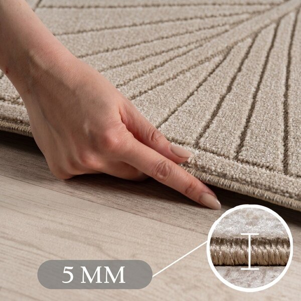 Bež notranja in zunanja preproga 80x150 cm Nova 1203 – Ayyildiz Carpets