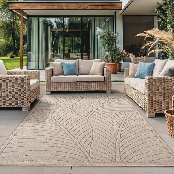 Bež notranja in zunanja preproga 80x150 cm Nova 1203 – Ayyildiz Carpets
