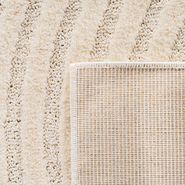 Kremno bela okrogla preproga iz mešanice jute ø 120 cm Art 1122 – Ayyildiz Carpets