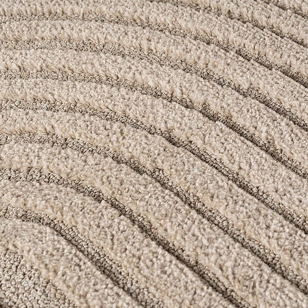 Bež okrogla preproga iz mešanice jute ø 120 cm Art 1122 – Ayyildiz Carpets