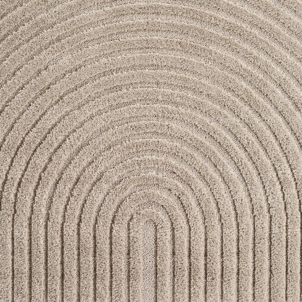 Bež okrogla preproga iz mešanice jute ø 120 cm Art 1122 – Ayyildiz Carpets