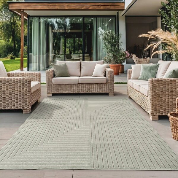 Zelena notranja in zunanja preproga 140x200 cm Nova 1202 – Ayyildiz Carpets