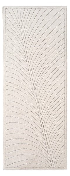 Kremno bel zunanji in notranji tekač 80x250 cm Nova 1204 – Ayyildiz Carpets