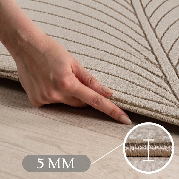 Bež notranja in zunanja preproga 80x150 cm Nova 1204 – Ayyildiz Carpets