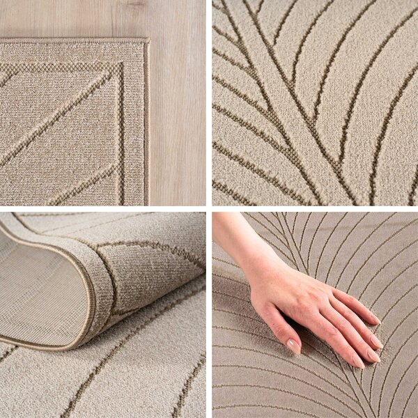 Bež notranja in zunanja preproga 80x150 cm Nova 1204 – Ayyildiz Carpets