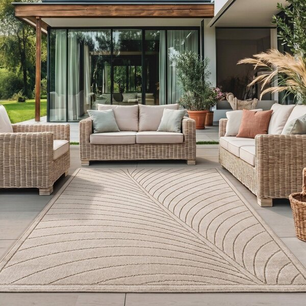 Bež notranja in zunanja preproga 80x150 cm Nova 1204 – Ayyildiz Carpets