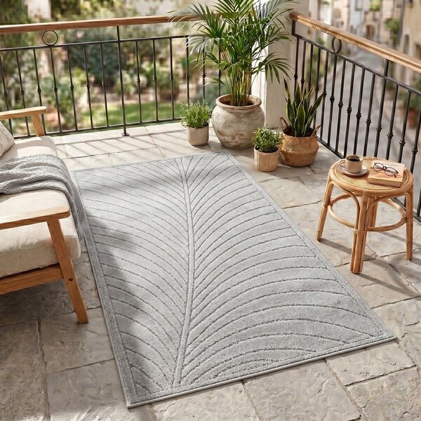 Notranja in zunanja preproga v srebrni barvi 80x150 cm Nova 1204 – Ayyildiz Carpets