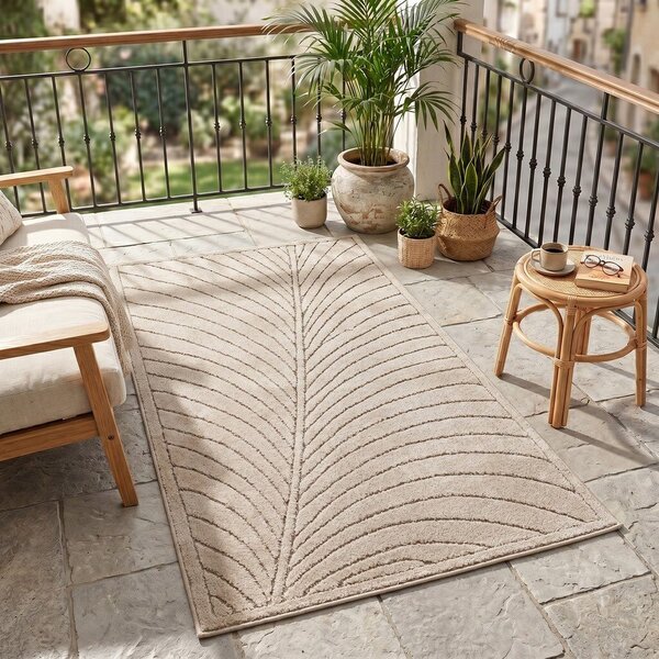 Bež zunanji in notranji tekač 80x250 cm Nova 1204 – Ayyildiz Carpets