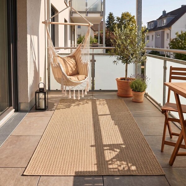 Bež notranja in zunanja preproga 80x150 cm Mira 1450 – Ayyildiz Carpets