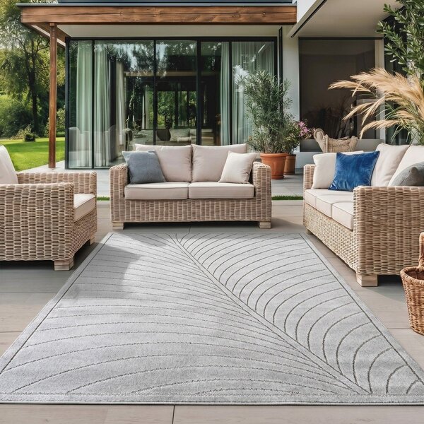 Notranja in zunanja preproga v srebrni barvi 120x170 cm Nova 1204 – Ayyildiz Carpets