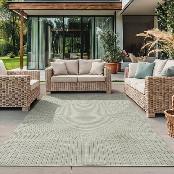 Zelena notranja in zunanja preproga 80x150 cm Nova 1201 – Ayyildiz Carpets
