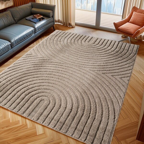 Bež preproga iz mešanice jute 200x290 cm Art 1122 – Ayyildiz Carpets