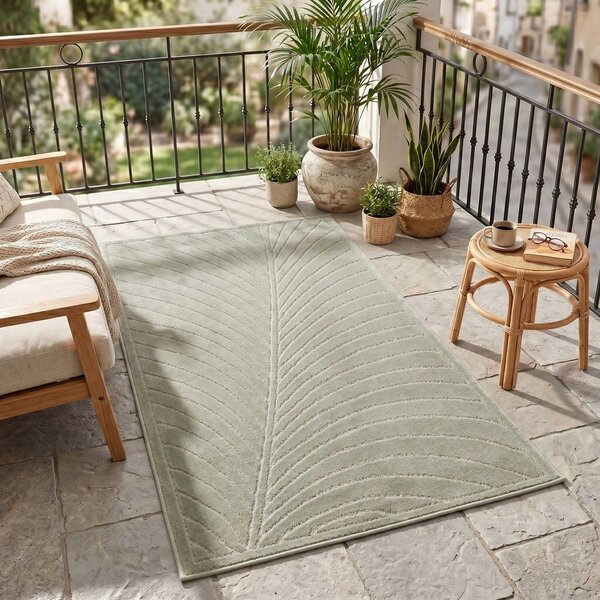 Zelen zunanji in notranji tekač 80x250 cm Nova 1204 – Ayyildiz Carpets