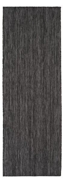 Črn zunanji in notranji tekač 80x250 cm Mira 1450 – Ayyildiz Carpets