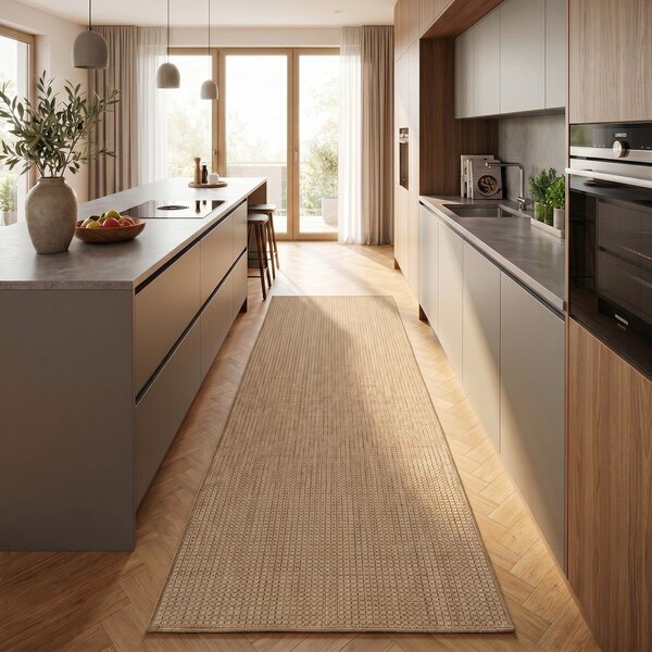 Bež zunanji in notranji tekač 80x250 cm Mira 1450 – Ayyildiz Carpets