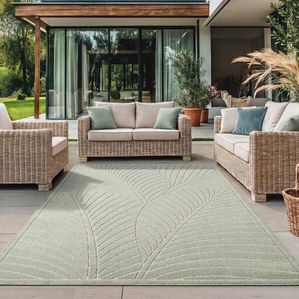 Zelena notranja in zunanja preproga 80x150 cm Nova 1203 – Ayyildiz Carpets