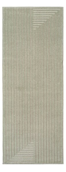 Zelen zunanji in notranji tekač 80x250 cm Nova 1202 – Ayyildiz Carpets