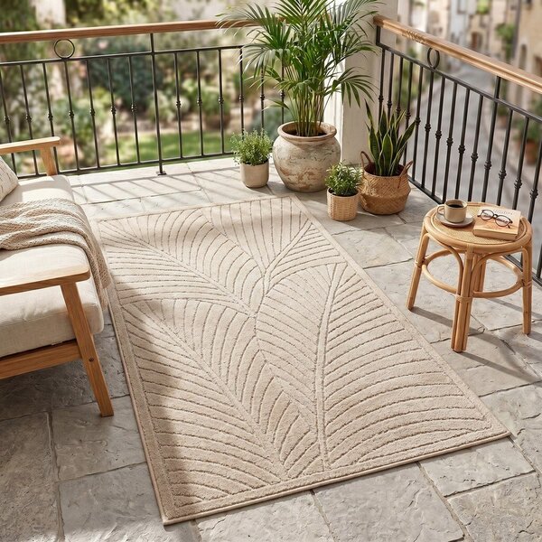 Bež zunanji in notranji tekač 80x250 cm Nova 1203 – Ayyildiz Carpets