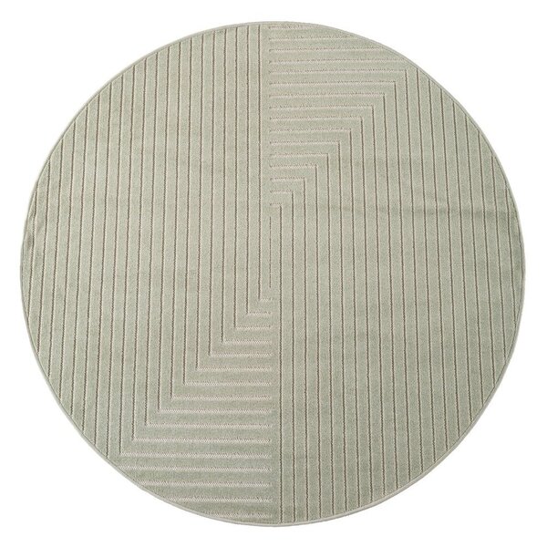Zelena okrogla notranja in zunanja preproga ø 80 cm Nova 1202 – Ayyildiz Carpets