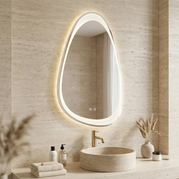 STENSKO LED OGLEDALO LED ART 90x50 cm
