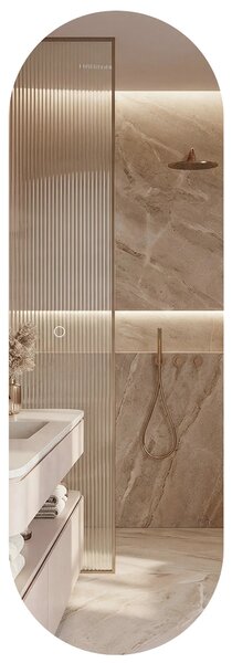 Stensko ogledalo LED 150x50cm MOL-OV