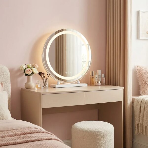 Stensko ogledalo LED MAKE-UP White 40 cm