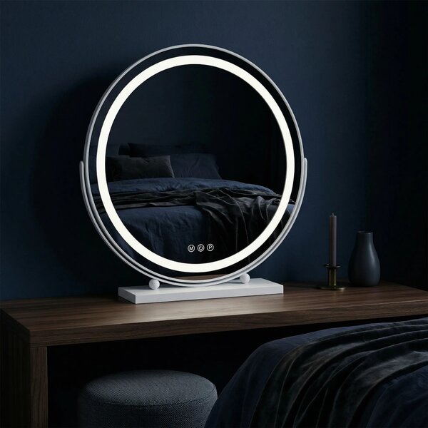 Stensko ogledalo LED MAKE-UP White 50 cm