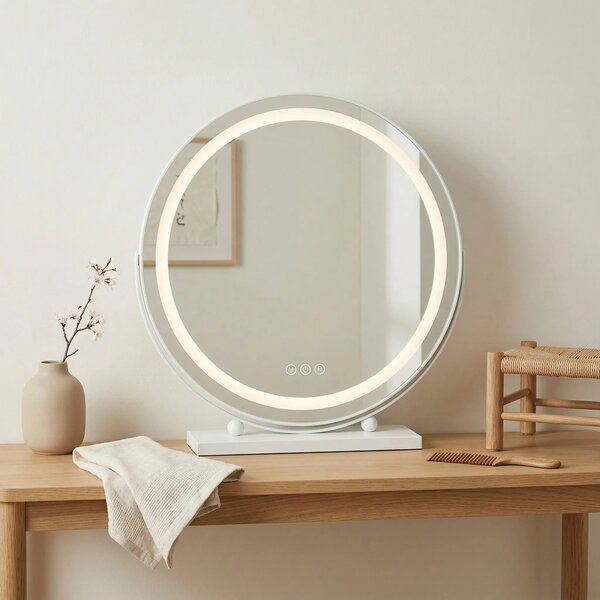 Stensko ogledalo LED MAKE-UP White 50 cm