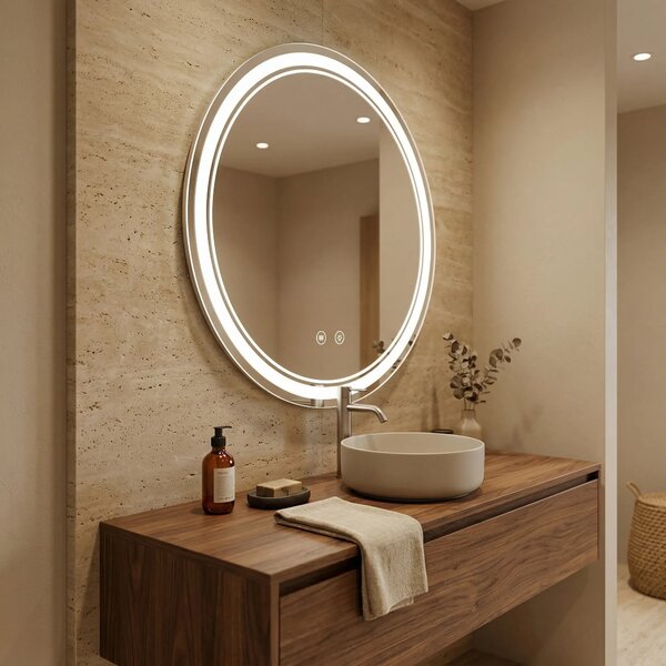 Stensko ogledalo LED SOFT 70