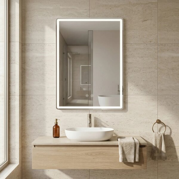 Stensko ogledalo LED MARLO 80X60