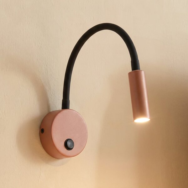 TK Lighting Stenna svetilka Lagos, rdeča/črna, G9, višina 45 cm, kovina, zatemnjen, Rdeča, spalnica, Kovina