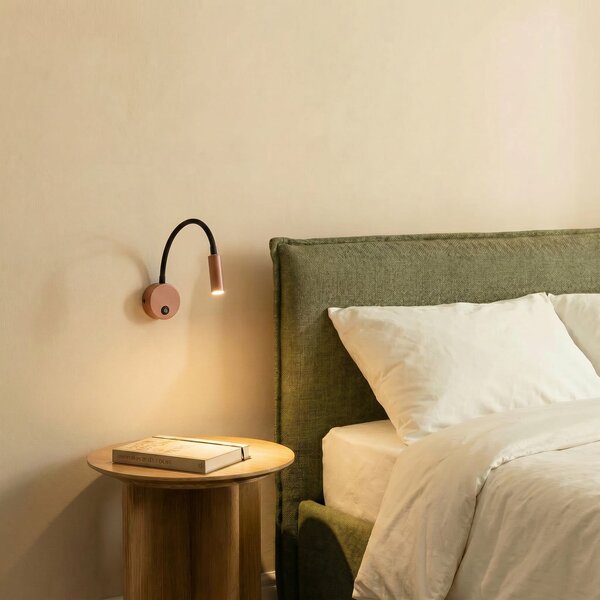 TK Lighting Stenna svetilka Lagos, rdeča/črna, G9, višina 45 cm, kovina, zatemnjen, Rdeča, spalnica, Kovina