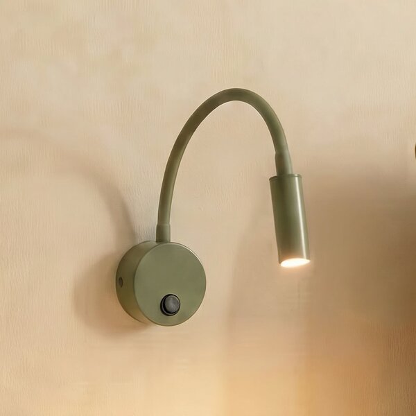 TK Lighting Stenna svetilka Lagos, olivno zelena/črna, G9, višina 45 cm, kovina, zatemnjen, Zelena, spalnica, Kovina