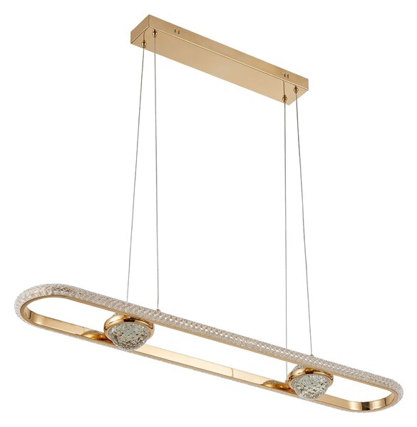VISEČA STROPNA SVETILKA LED G159-CP GOLD