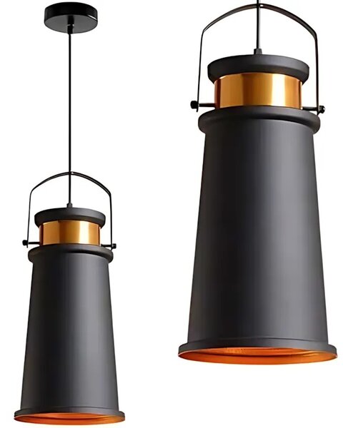 Stropna svetilka ASTI A Black